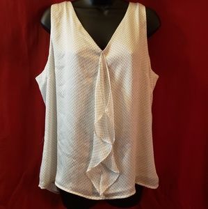 Tahari sleeveless blouse